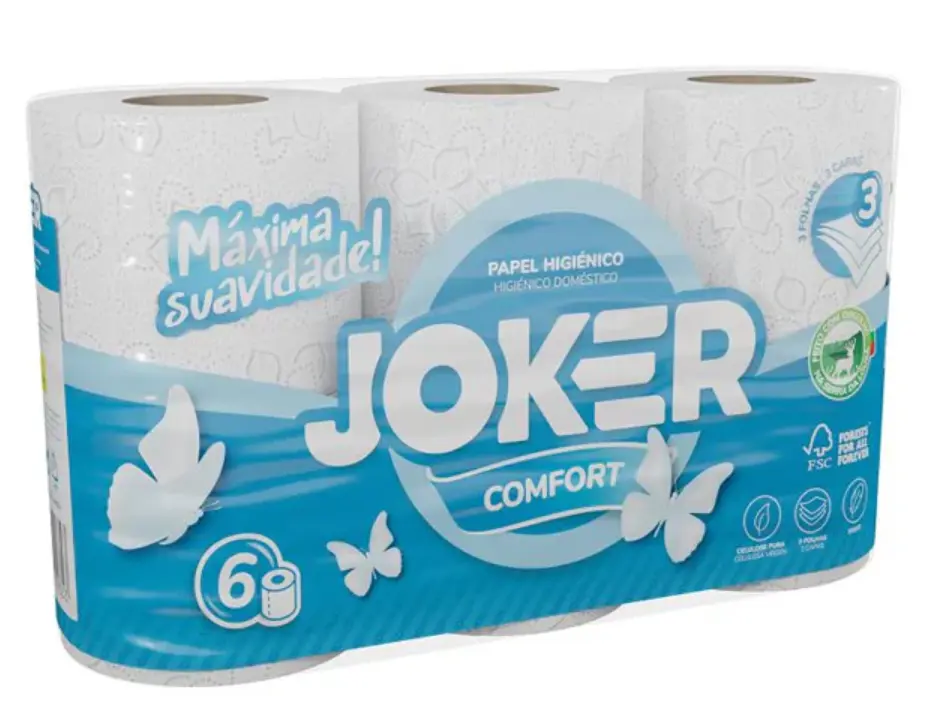 Papel higiénico 3 capas (6 rollos)